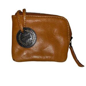 Wanderers Venetian Card Wallet coin purse LEATHER British Khaki